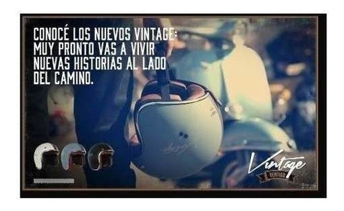 Casco Moto Abierto Vertigo Vintage Maya Cuotas. En Gravedadx