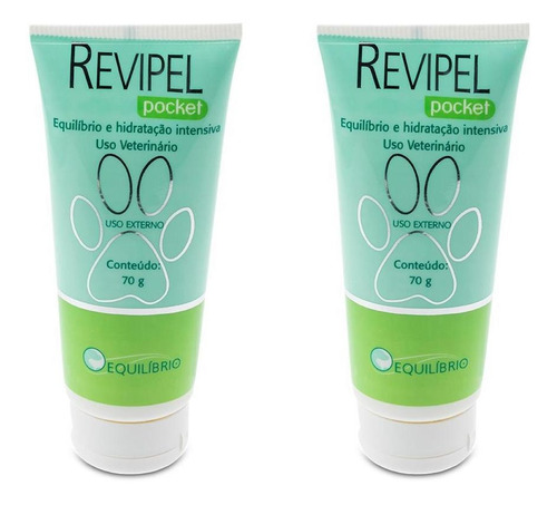 Combo 2 Unidades Revipel Creme Hidratante Agener União 70 G