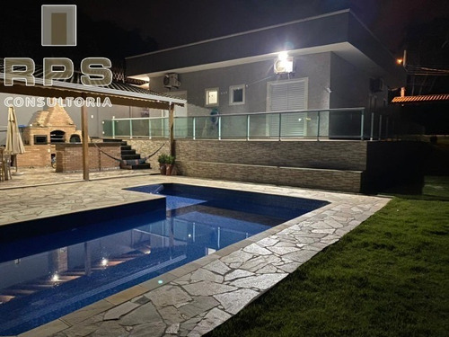 Imagem 23 de 23 de Chácara Para Venda-jchácara Nova Em Atibaia Com 03 Dormitórios Sendo 03 Suítes, Cozinha Americana, Sala 02 Ambientes, Piscina,estância Brasil-atibaia - Ch00110 - 69842494