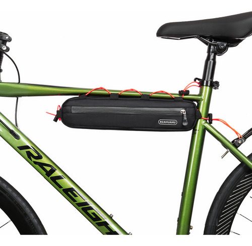 Bolsa De Guidão Para Bike Com Porta Celular Cor Preto