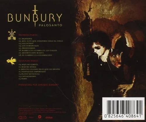 Bunbury* Palosanto 2 X Cd, Album, Digipak