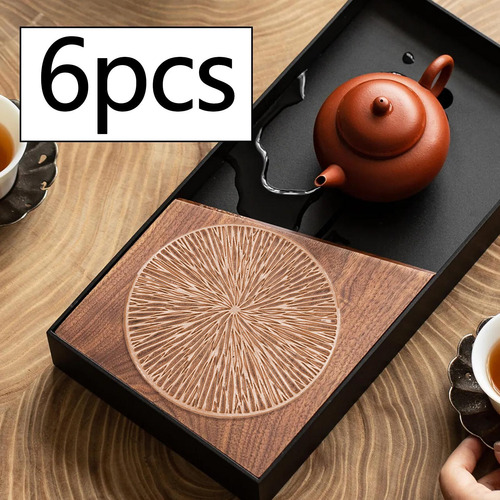 Juego De 6 Posavasos Para Bebidas De 4 Pulgadas, Protección