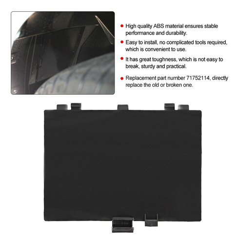 B Panel De Cubierta De Arco De Rueda Para Fiat 500, 1