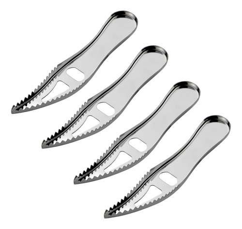 4pcs Cepilladora De Escamas De Pescado Kit De Limpieza