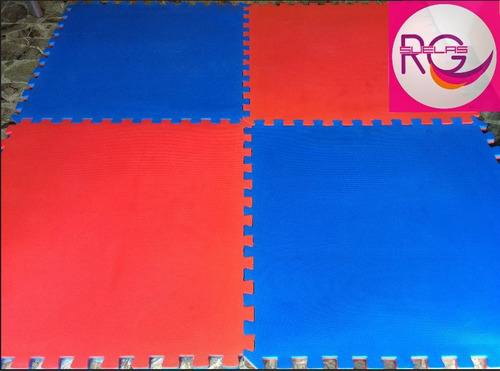 Imagen 5 de 9 de Set Piso Encastrable De Goma Eva 23mmx1mx1m - 4 Placas 1m