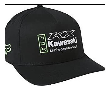 Jockey Fox Lifestyle Kawasaki Flexfit Negro