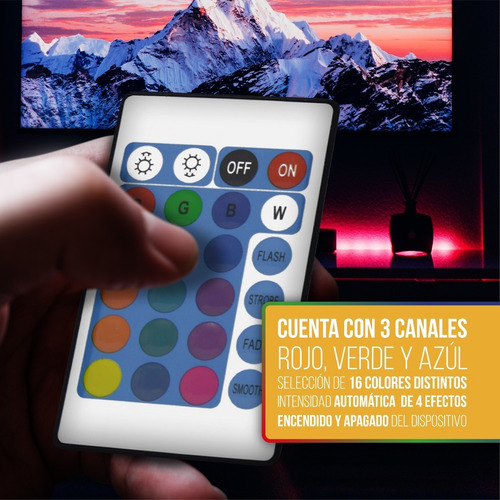 Imagen 4 de 7 de Controladora Rgb Tira De Led Control Remoto