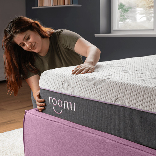 Colchón Matrimonial Roomi Nomad + Almohadas, Coomfi Y Spray Color Coomfi Adulto
