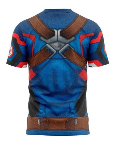Imagem 2 de 4 de Camiseta Adulto - Traje Herói Super