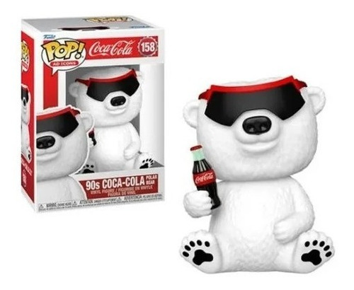 Funko Pop - Coca-cola 90s Polar Bear 158 Urso 