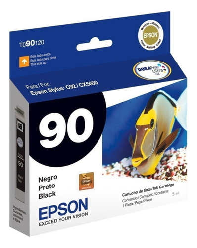 Epson T090120 (90) Negro C92/cx5600/t20/21/tx110/4360 (d)
