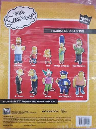 The Simpsons - Libro Info Personaje + Muñeco A Elección 