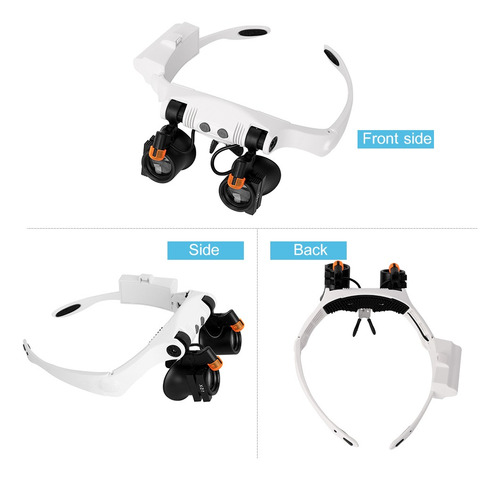 Headband Lupa Olho Lupas Estilo Óculos Mãos Livres
