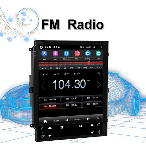 Rádio Estéreo Carro 9,7'' 2+64g Para Jeep Grand Cherokee
