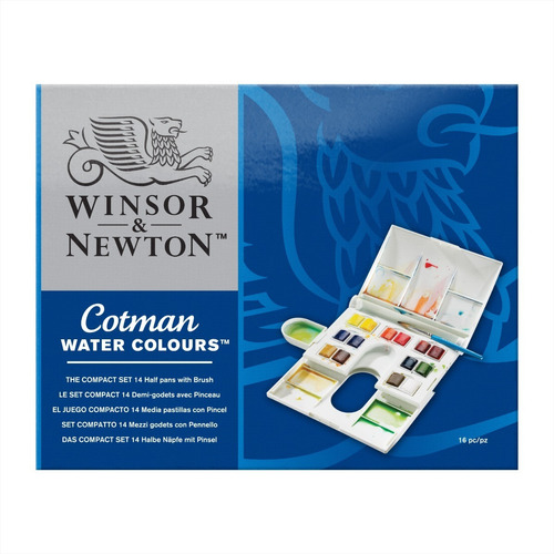 Cotman Water Colours Compact Box X14 - Winsor & Newton