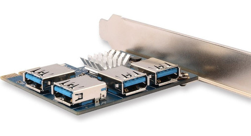 Expansor Gpu Riser Ubit Pcie C 4pin Pci E 16x A Usb Mineria