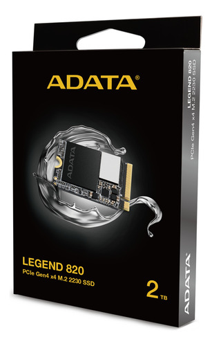 Ssd Adata Legend 820 2tb M.2 2230 Pcie 4.0 Sleg-820-2t-cb
