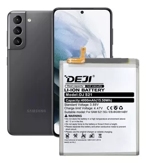 Batería Compatible Con Samsung S21 5g 4000mah Marca Deji