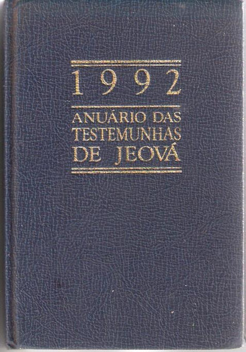 *ock*anuario Das Testemunhas Jeova-1992-raro