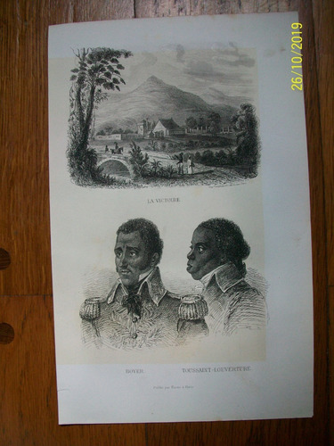 Haiti  La Victoire  Grabado De Paris De 1859