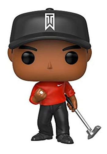 Muñeco De Vinilo Diseño De Tiger Woods. Marca Funko