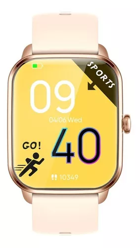 Reloj Inteligente Mujer Gold Smartwatch Llamadas Bluetooth