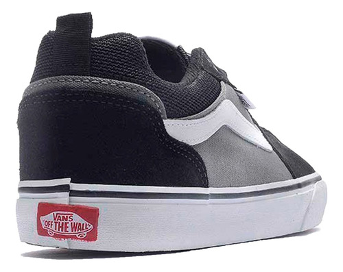 Zapatillas Vans Hombre Negro Gris Blanco Filmore M Original