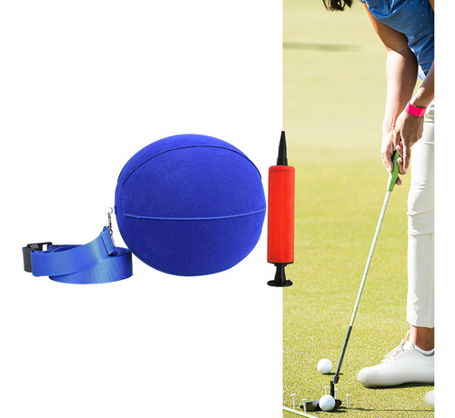 Instrutor De Balanço De Golfe Bola Postura Correção Azul