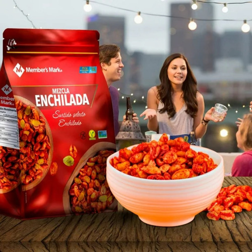 Cacahuates Enchilados Y Semillas Member's Mark 850gr - 4pzas