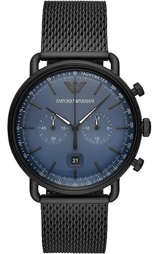 Emporio Armani Reloj Cronógrafo De Acero Inoxidable Negro