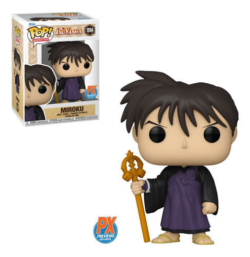 Miroku 1594 Exclusivo Px Funko Pop Inuyasha