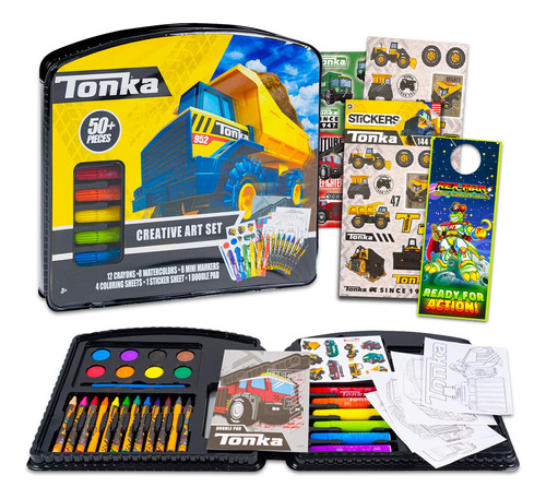 Game Party Tonka Truck Ultimate Activity Set Para Ninos, Paq