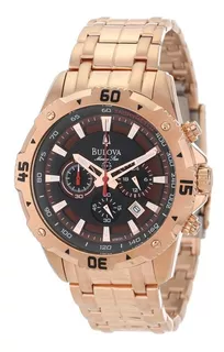 Reloj Bulova Marine Star 97b121 Oro Rosa - En Stock