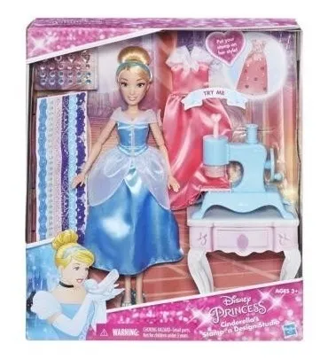 40%off Muñeca Cenicienta Disney Princesas Estudio Moda B6908