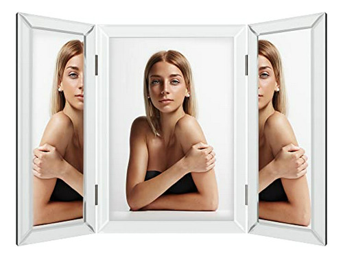 Espejos Para Maquillaje - Houseables Trifold Vanity Mirror, 