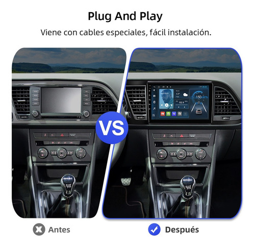 Estéreo Android For Seat Leon 3 Mk3 2012-2020 Cámara Gps Bt