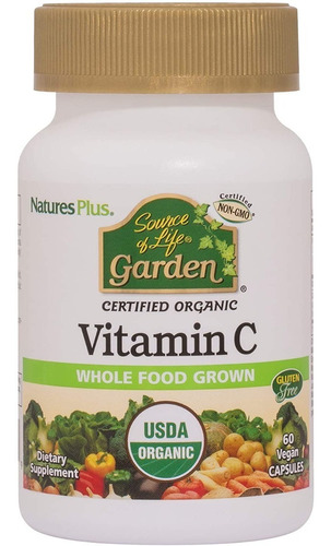 Vitamina C Organica  Natures Plus - Unidad a $5232