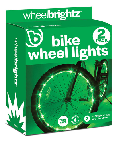 Luces Rin De Bici Brightz Wheelbrightz Luces Verdes Para Rue