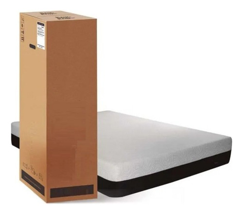 Colchón Silver Resortes 25cm De Dos Plazas (140x190) En Caja Blanco