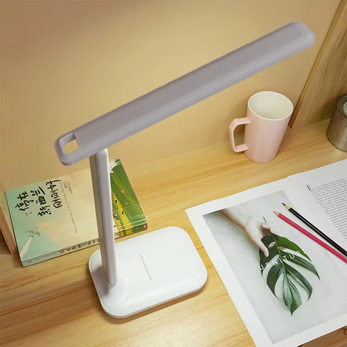 Luminária Mesa Escritório Regulável Leitura Abajur Cabeceira Branco Branco