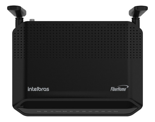 Modem Óptico Pon Lan 4p Usb 2p Fxs 1p Wifi-6 Cor Preto