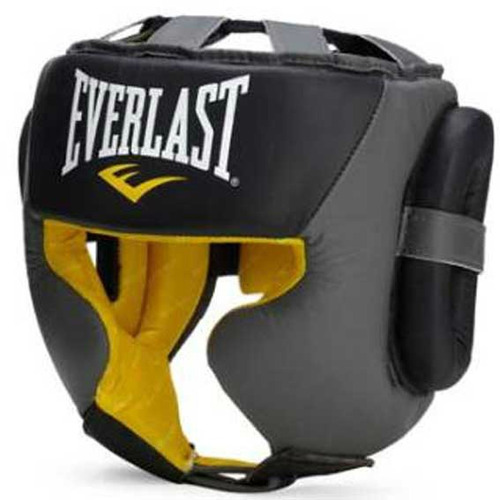 Cabezal Boxeo Everlast C3 Profesional Cuero Premium Kick Mma