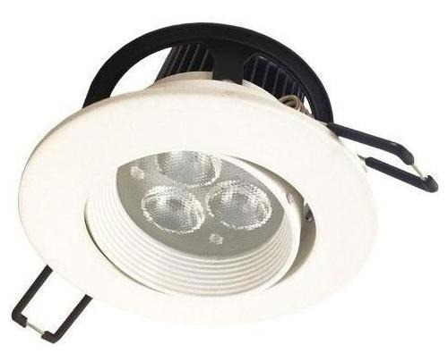 Foco Embutido Basculante Negro Led La Concept C/driver