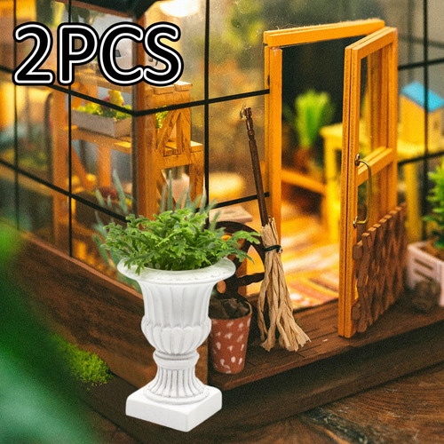 4 X 2 Piezas De Decoración Para Casa De Muñecas 1:12,