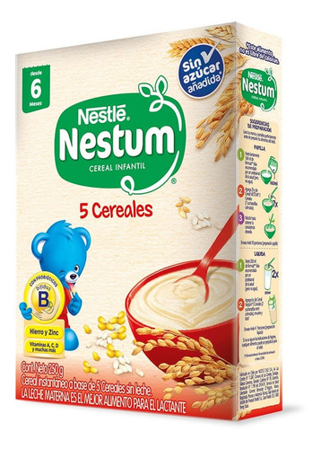 Cereal Nestum 5 Cereales 250 G