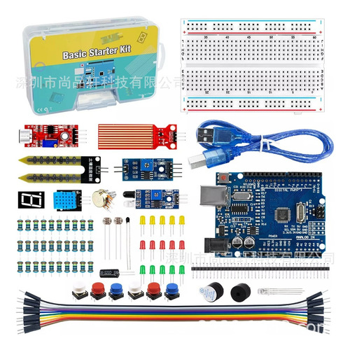 Kit De Electrónica Básica Uno R3 Compatible Con Arduino Ide