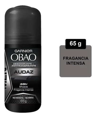 Desodorante Antitranspirante Garnier Obao Audaz En Roll On P