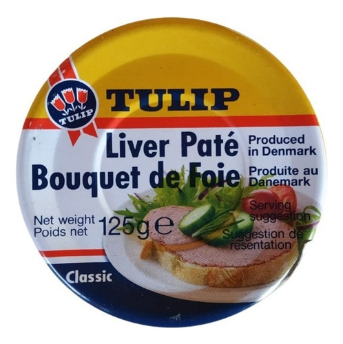 Tulip Pate De Cerdo Clasico Lata De 125g