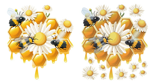 Pegatinas De Pared De Pvc Con Forma De Abeja Para Bebés, Lin