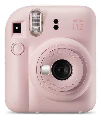 Câmera instantânea Instax Mini 12 com 10 filmes e bolsa rosa